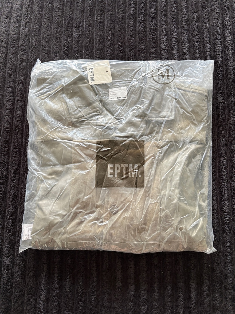 EPTM. Men's V-Neck Short Sleeve Tee in Olive